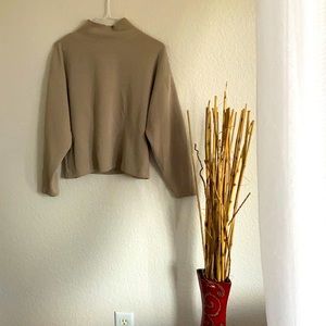 Grunge vibes|| ribbed EXPRESS TRICOT turtleneck top